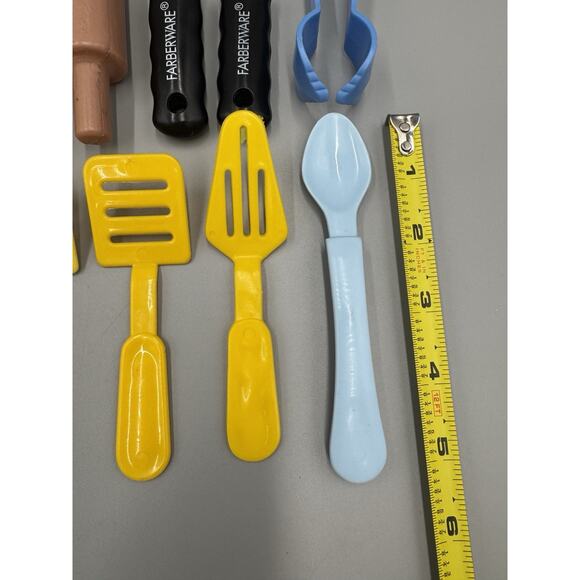 Plastic Toy Pretend Play Food Kitchen Utensils Lot Includes Rolling Pins Grater - Picture 10 of 12